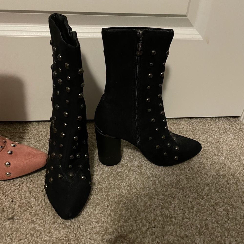 Two pairs of Cape Robbin studded Booties - Picture 3 of 3